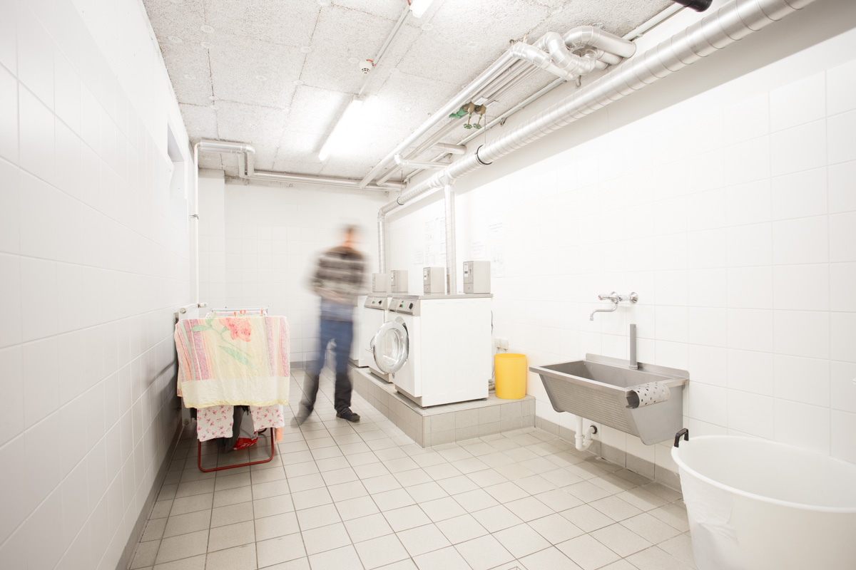 Shared kitchen at Haus Eisenstadt student residence in Vienna